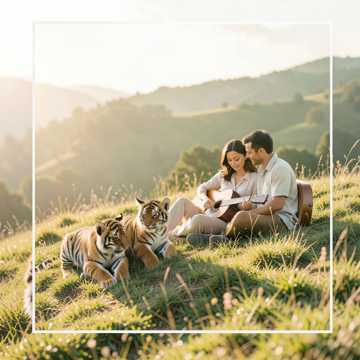 两只小老虎满山跑