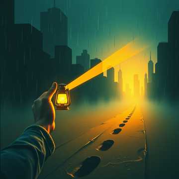 掌灯的人是自己