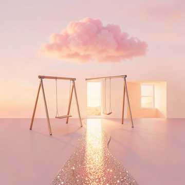 你眼里的草莓云