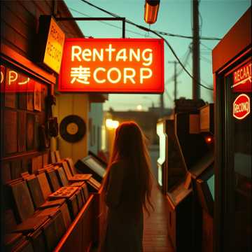 老唱片里的碎花裙