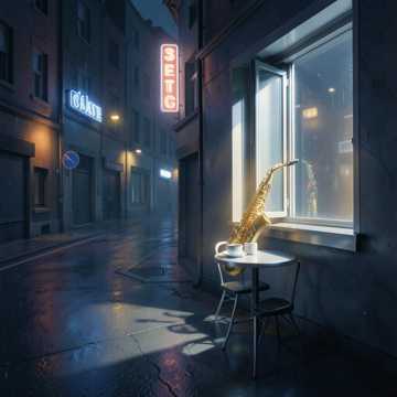 凌晨三点的路灯影子