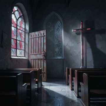 黑教堂的倒十字