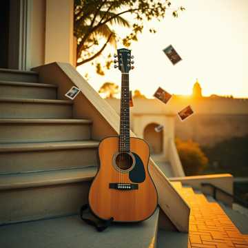 吉他发梢的晚风