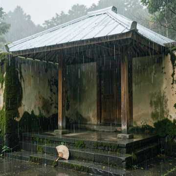 檐角雨线摹银发