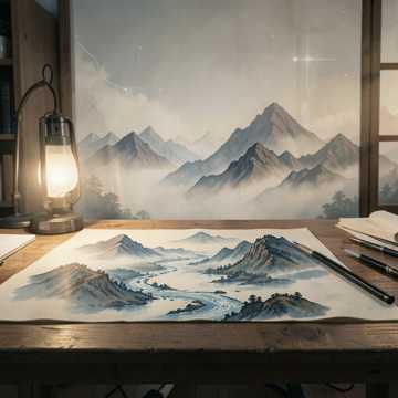 墨色里走出山河