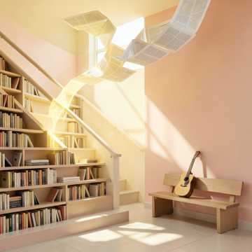 晨光书页与青春