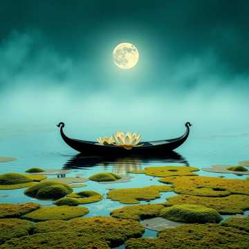 采莲人沉江的传说