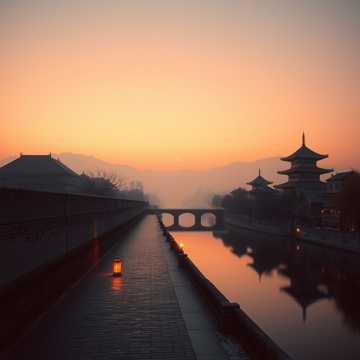 借一缕长安月光