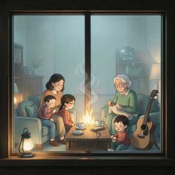 围炉夜话 茶半温