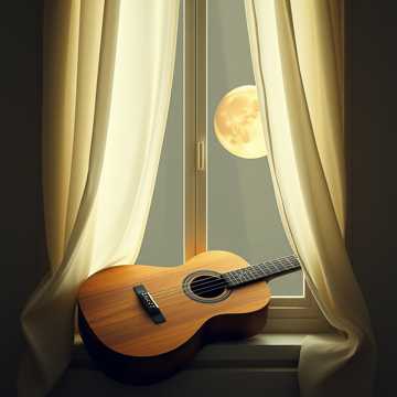 琴箱里的旧月亮