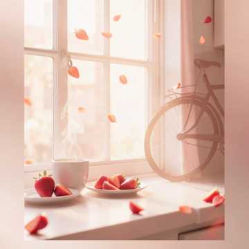 糖渍草莓的晴日