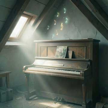 阁楼里的旧钢琴