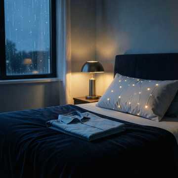 把泪痕裁成星毯