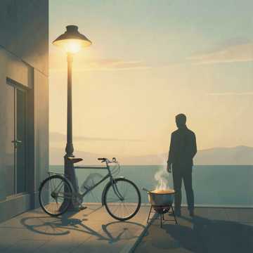 撑起天空的背影