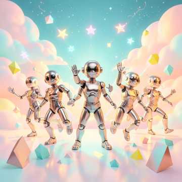 哈哈我们都是机器人