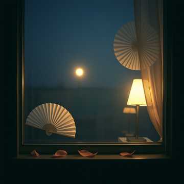 清风停靠在窗台