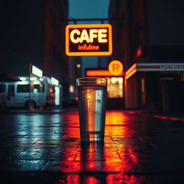 玻璃杯里的晚风