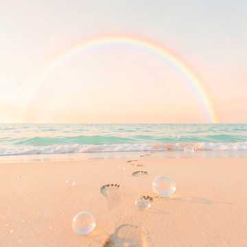 海风递来的气泡