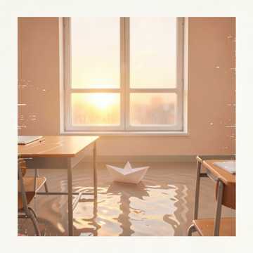 书页间的分数线