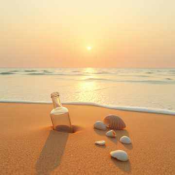 贝壳瓶里的夏天