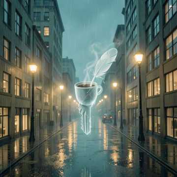 Rain-Tapped Silhouet