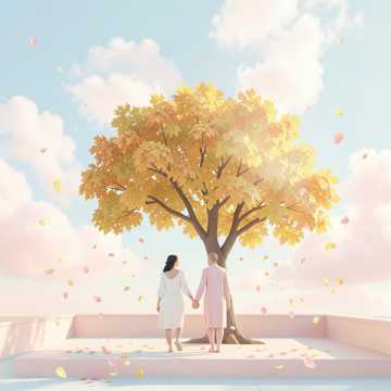 白纱旋舞着夏天