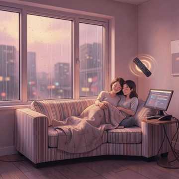 沙发上的雨