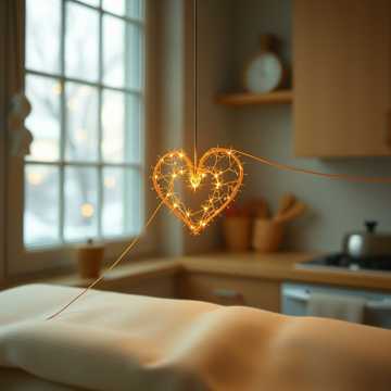 绣花针脚上的光