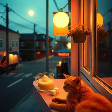 糖罐里晃着月光