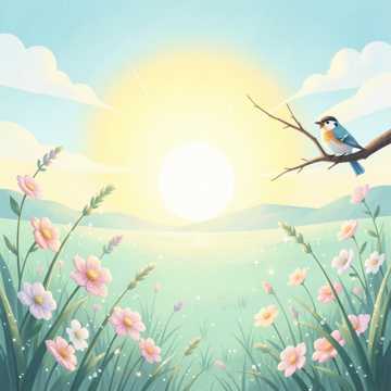 太阳公公对我笑