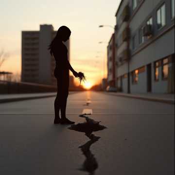 抓一把泥土再站起