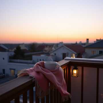 晚风吻过的发梢