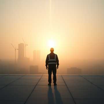 水泥裂缝里的光