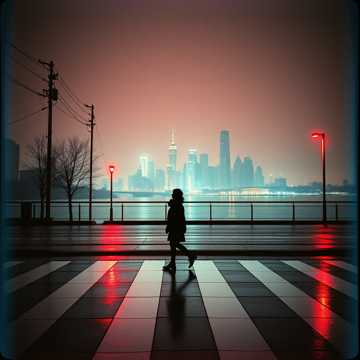 十字路口磨破的鞋