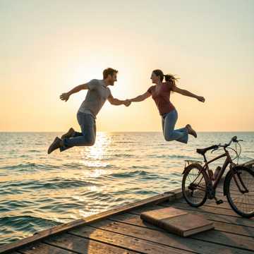 并肩跃过那片海