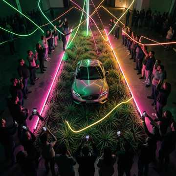 绿化带里的漂移声