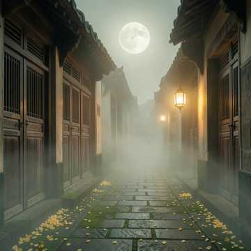 九月金桂铺旧巷