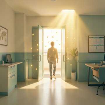 发光的硬币早安