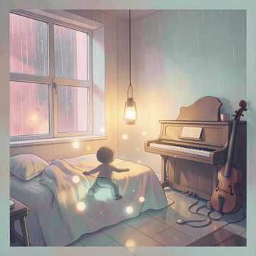 窗外的雨敲进晚安曲