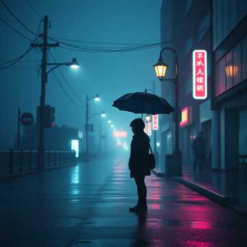 伞收雨未停