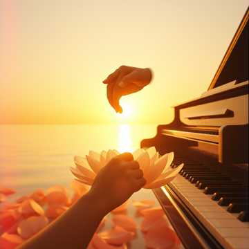 晨光吻过你的耳垂