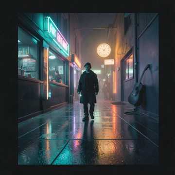 杯底灯光数残影