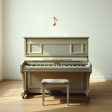 旧钢琴褪色的键