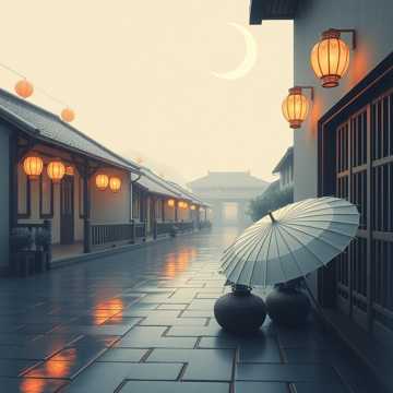 烟雨落瓷