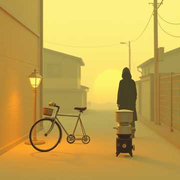 撑起天空的背影