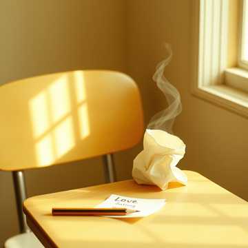 铅笔写给纸团的情诗