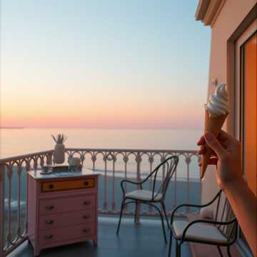 糖霜落在奶油云