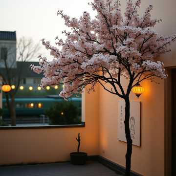 桂花树下的珍珠花