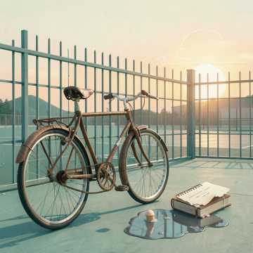 蝉声停在汽水泡里