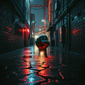 头破血路的巴掌